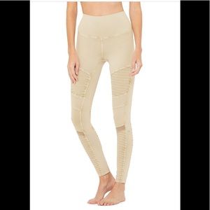 Alo HW washed moto legging